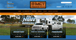 Desktop Screenshot of mcttrailersales.com