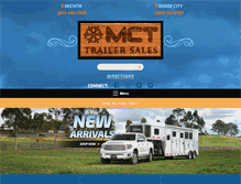 Tablet Screenshot of mcttrailersales.com